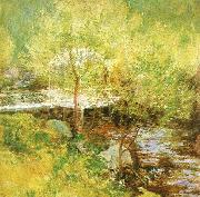 John Henry Twatchman The White Bridge oil painting artist